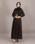 Women's maxi dress in black